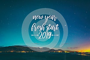 New year, fresh start 2019