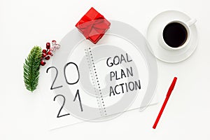 2021 New Year goals and plan with Christmas