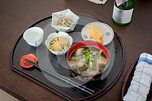 New Year meal in the north of Japan called Zouni