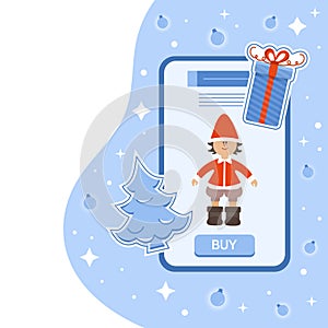 New Year Merry Christmas Sale Shop Online Phone