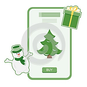 New Year Merry Christmas Sale Shop Online Phone