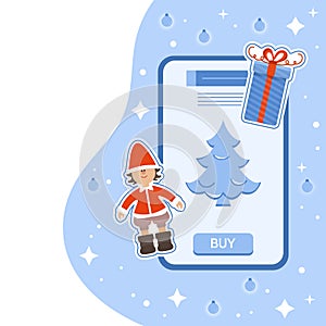 New Year Merry Christmas Sale Shop Online Phone