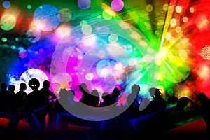 new year new year event in disco club