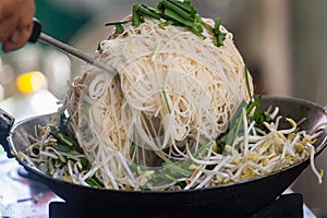 In the new year of the people of China. Fried noodles is one of the menu for their ancestors who have passed away.