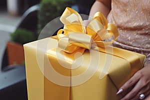 New year present giving birthday gift presents festivity celebration merry christmas party beautiful box package ribbon