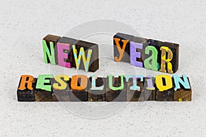 New year resolution goal health dream plan awareness