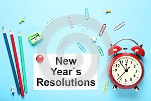 New year resolutions