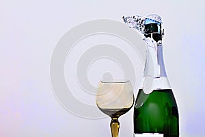 New Year`s celebration stock photo