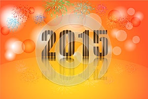 New year's celebration, Illustration vector background