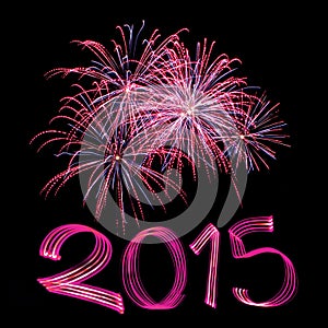 New Year's Eve 2015 with Fireworks