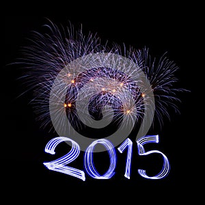 New Year's Eve 2015 with Fireworks