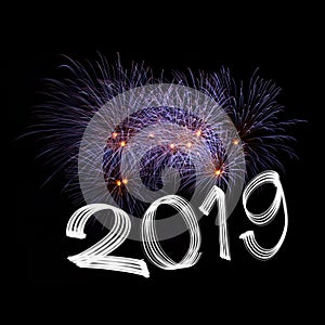 New Year`s Eve 2019 with Fireworks