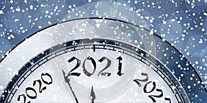 New Year`s Eve 2021. Vector.