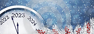 New Year`s Eve 2023. Vector illustration.