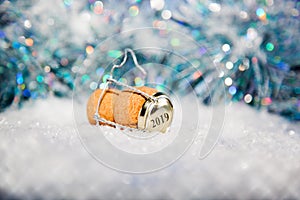 New Year's Eve/Champagne cork new year's 2019