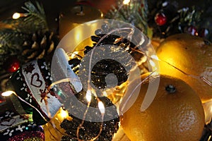 New Year\'s Eve magic decoration making the magic mood of the upcoming holidays