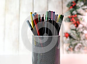 New Year's gift colored pencils for children