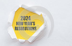 New year\'s resolution 2024. New goals for new year
