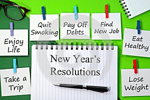 New Year`s Resolutions