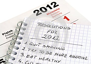 New Year's resolutions