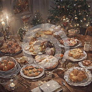 Magic of the Holiday: New Year\'s Table with Delicious Surprises! photo