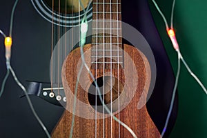 New Year sale of guitars and string instruments