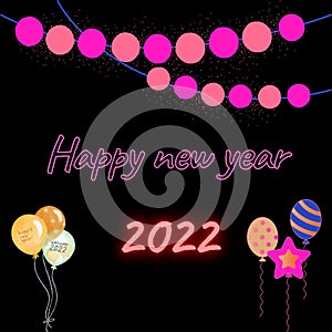 New year theme templates in colour design