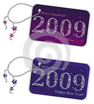 New year trinket tags 2009