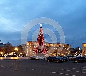 New Year in Yerevan,Armenia