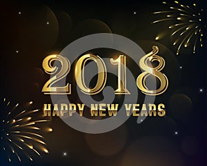 New years 2018 background template with wireworks