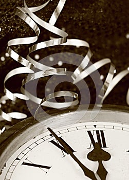 New years eve celebration stock photo