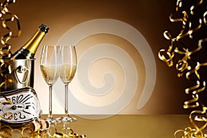 New Years Eve party celebration background