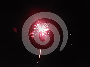 New years fireworks display show