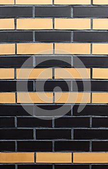 Yellow bricks background, texture