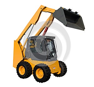 New yellow minitractor