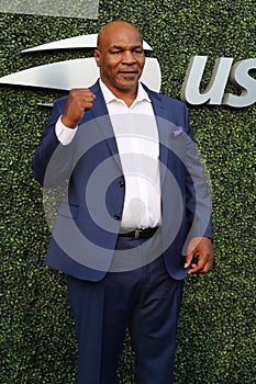 Former boxing champion Mike Tyson attends 2018 US Open opening ceremony at USTA Billie Jean King National Tennis Center in NY