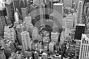 New York Black and white