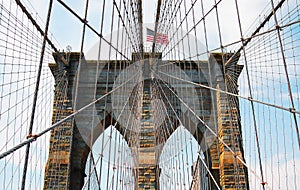 New york brooklyn bridge