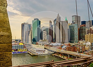 New York from Brooklyn Bridge