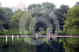 New York Central Park Lake