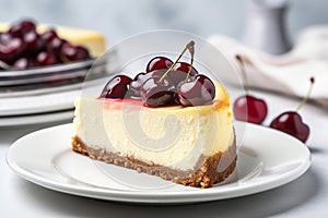 New York cheesecake. Generate Ai