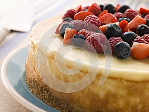 New York Cheesecake With Mixed Berries