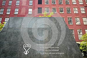 New York City: African Burial Ground street view