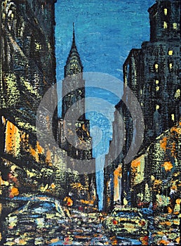 New York City Art Painting