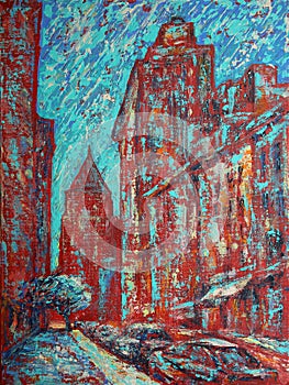 New York City Art Painting