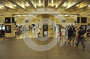 New York City,august 3rd:Grand Central Station interior from Manhattan in New York