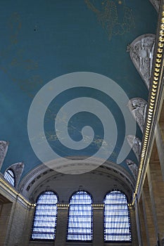 New York City,august 3rd:Grand Central Station Main Hall Ceiling interior from Manhattan in New York photo