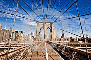 New York City Brooklyn Bridge photo