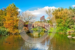 New York City Central Park in autumn