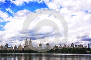 New York City Central Park reservoir photo